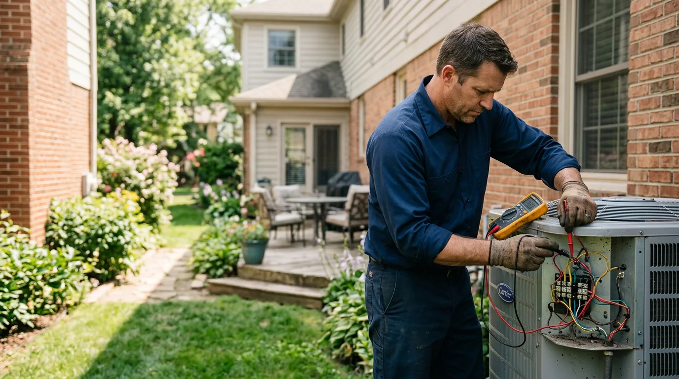 HVAC technician working near Stanardsville, VA